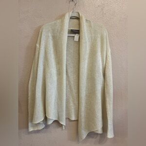 Wooden Ships Open Front Lightweight Open Knit Long Sleeve Cardigan S/M